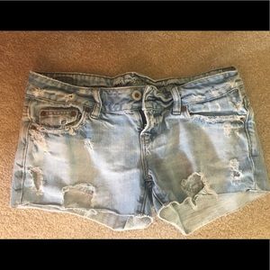 American Eagle Jean Shorts- size 0